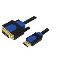 Logilink LogiLink HDMI M - DVI M Kábel 1m Fekete