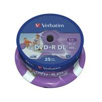 Verbatim Verbatim 43667 AZO DVD+R DL Nyomtatható DVD lemez Hengerdoboz 25db