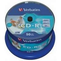 Verbatim Verbatim 700 MB/80perc 52x nyomtatható matt CD-R lemez (50db/henger)