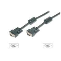 Equip Equip 118817 VGA kábel HD15 apa/apa, ferrit gyűrűvel, 1,8m