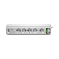 APC APC PM5U-GR 220V túlfeszültség védő hálózati elosztó 2x USB porttal 1.8m