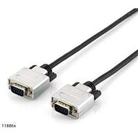 Equip Equip 118866 VGA (D-Sub) monitor kábel 20m Fekete/Fehér