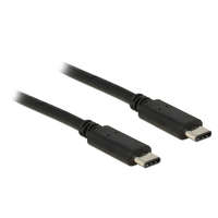 Delock DeLock 83673 USB Type-C 2.0 M - USB Type-C 2.0 M Adapterkábel 1m - Fekete