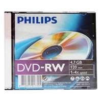 Philips Philips DVD-RW Újraírható DVD lemez normál tok