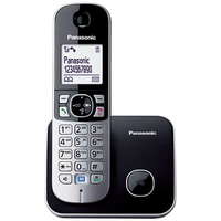Panasonic Panasonic KX-TG6811PDB DECT fehér háttérvil. kihangosítható hívóazonosítós fekete telefon