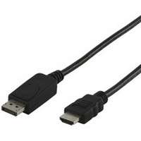 Valueline Valueline DisplayPort-HDMI kábel 3m Fekete