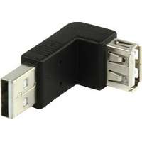 Valueline Derékszögű USB 2.0 M - USB 2.0 F (90°) Adapter