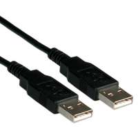 Roline Roline USB 2.0 M - USB 2.0 M Összekötőkábel 0.8m Fekete