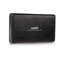 Natec Natec RHINO Ext USB 3.0 ház 3.5" SATA HDD-hez, fekete alumínium