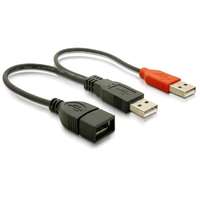 Delock Delock USB 2.0 Kábel Y adat és tápkábel