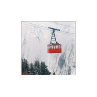  AMB.33314600 Ski Gondola papírszalvéta 33x33cm, 20db-os