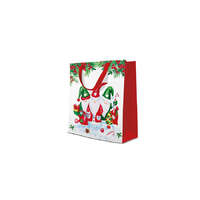 PAW P.W.AGB2012203 Christmas Gnomes papír ajándéktáska medium 20x25x10cm