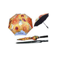 Hanipol H.C.021-6620 Esernyő, Hossz: 93 cm, dia: 120 cm, Van Gogh: Napraforgók