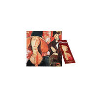 Hanipol H.C.021-0531 Szemüvegtörlő kendő 20x20cm, Modigliani:Jeanne Hebuterne kalapban/Mario Varvogli
