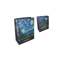 Hanipol H.C.033-1801 Ajándéktáska papír,20x25x10cm, Van Gogh:Csillagos éj/Csillagos éj a Rhone folyó felett