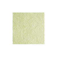 Ambiente AMB.12506922 Elegance pearl green dombornyomott papírszalvéta 25x25cm,15db-os