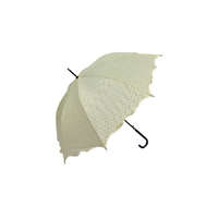 Clayre-Eef CLEEF.JZUM0058W Pöttyös esernyő hullámos szélű, átmérő 98cm, fehér