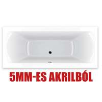 Egyéb Cube PLUS akril fürdőkád 160x70cm lábbal, 5mm-es akril!