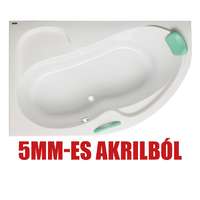 Siko Fortuna PLUS 170x100cm jobbos akryl fürdőkád lábbal (5mm-es akryl)