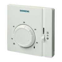 Siemens Siemens RAA41 szobatermosztát forgatógombbal, hűtés/fűtés kapcsoló
