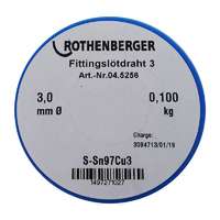 Rothenberger Cin 3mm-es, forrasztó ón 100g (S-Sn97Cu3)