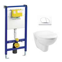 LIV LIV fali WC SZETT (LIV-FIX 9012 szerelőelem + Selenite-Eco fehér nyomólap + Sydney fali WC (9100901701)