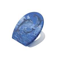 Ivanicplast Blue Ice M antibakteriális duroplast WC ülőke