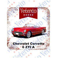  Veterán autós poháralátét - Chevrolet Corvette