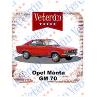  Veterán autós poháralátét - Opel Manta GM 70