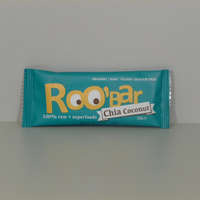 Roobar Roobar 100% raw bio gyümölcsszelet chia mag-kókusz 30 g