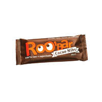 Roobar Roobar 100% raw bio gyümölcsszelet kakaóbab-mandula 30 g