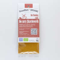 Greenmark Greenmark bio curry fűszerkeverék csípős hot bombay 20 g