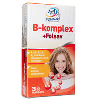 1x1 1x1 vitamin b-komplex+folsav étrend-kiegészítő ftbl bioperin 28 db