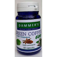 Dammers Dammers green coffee 600 zöld kávé+fahéj 600 kapszula 60 db