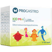 Progastro Progastro kid mini por 1-3 éves gyerekeknek élőflórát tartalmazó étrend-kiegészítő készítmény 31 db tasak