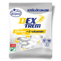 Dextreme Dextreme szőlőcukor - citrom ízű + C-vitamin 70 g
