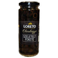 Loreto Loreto szeletelt fekete olivabogyó 430 g