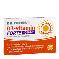 Dr Theiss Dr.Theiss d3-vitamin forte étrend-kiegészítő filmtabletta 4000ne 60 db