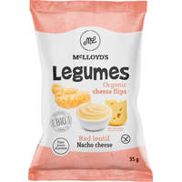 Mclloyds Mclloyds bio legumes extrudált snack vöröslencse nacho sajttal 35 g