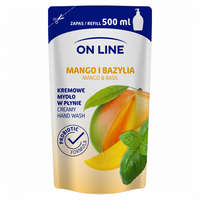 On Line On Line folyékony krémszappan utántöltő mangó és bazsalikom 500 ml