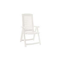 CURVER CURVER Aruba fehér Összecsukható, dönthető háttámlájú kerti szék