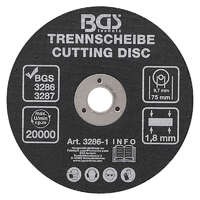 BGS Technic Vágókorong fémhez, mini, 75x1,8 mm