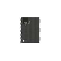 Street Spirálfüzet Street Pad Black & White Edition A/4 100 lapos vonalas, fekete