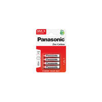 Panasonic Mikro elem Panasonic Red Zinc AAA 1.5V cink-mangán 4 db-os