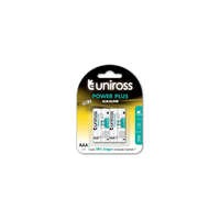 Uniross Mikro elem Uniross AAA Alkaline Power Plus 4 db-os