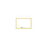 Bi-Office Fehértábla Bi-Office fakeretes 40x60 cm törölhető sárga