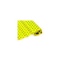 Jolly Krepp-papír Jolly 50x200 cm 28g/m2 világos sárga zöld pöttyökkel