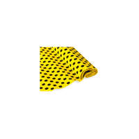 Jolly Krepp-papír Jolly 50x200 cm 28g/m2 sárga fekete pöttyökkel