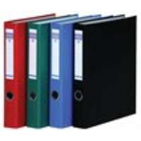 DONAU Gyűrűs könyv, 2 gyűrű, D alakú, 45 mm, A4, PP/karton, DONAU, piros