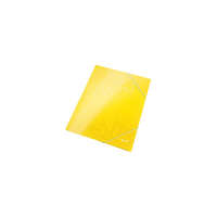 LEITZ Gumis mappa, 15 mm, karton, A4, LEITZ "Wow", sárga